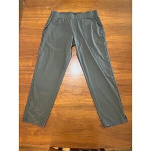 Olive Green-Gray Quince Performance Tech Ankle Pants | Jogger (Women’s L)